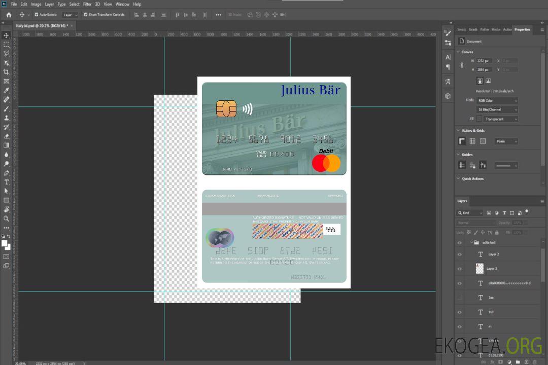 Suisse Julius Baer Group AG mastercard template
